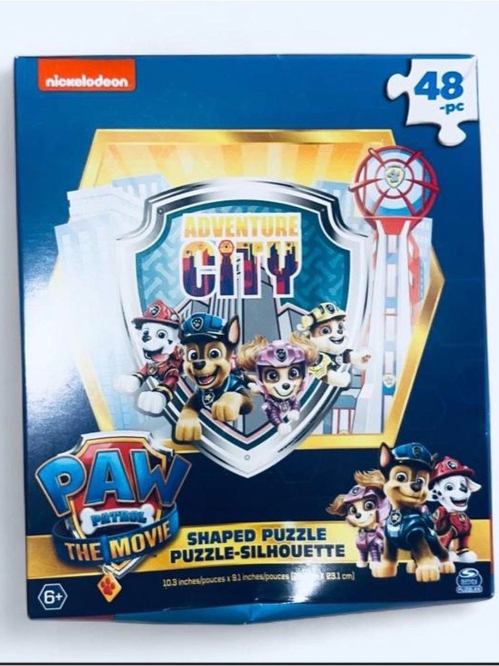 Nickelodeon Paw Patrol Adventure City 48-Piece Kids Puzzle - Blue